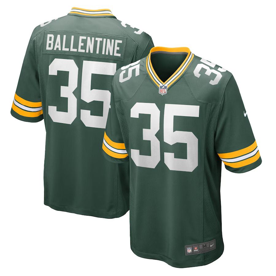 Men Green Bay Packers #35 Corey Ballentine Nike Green Home Game Player NFL Jersey